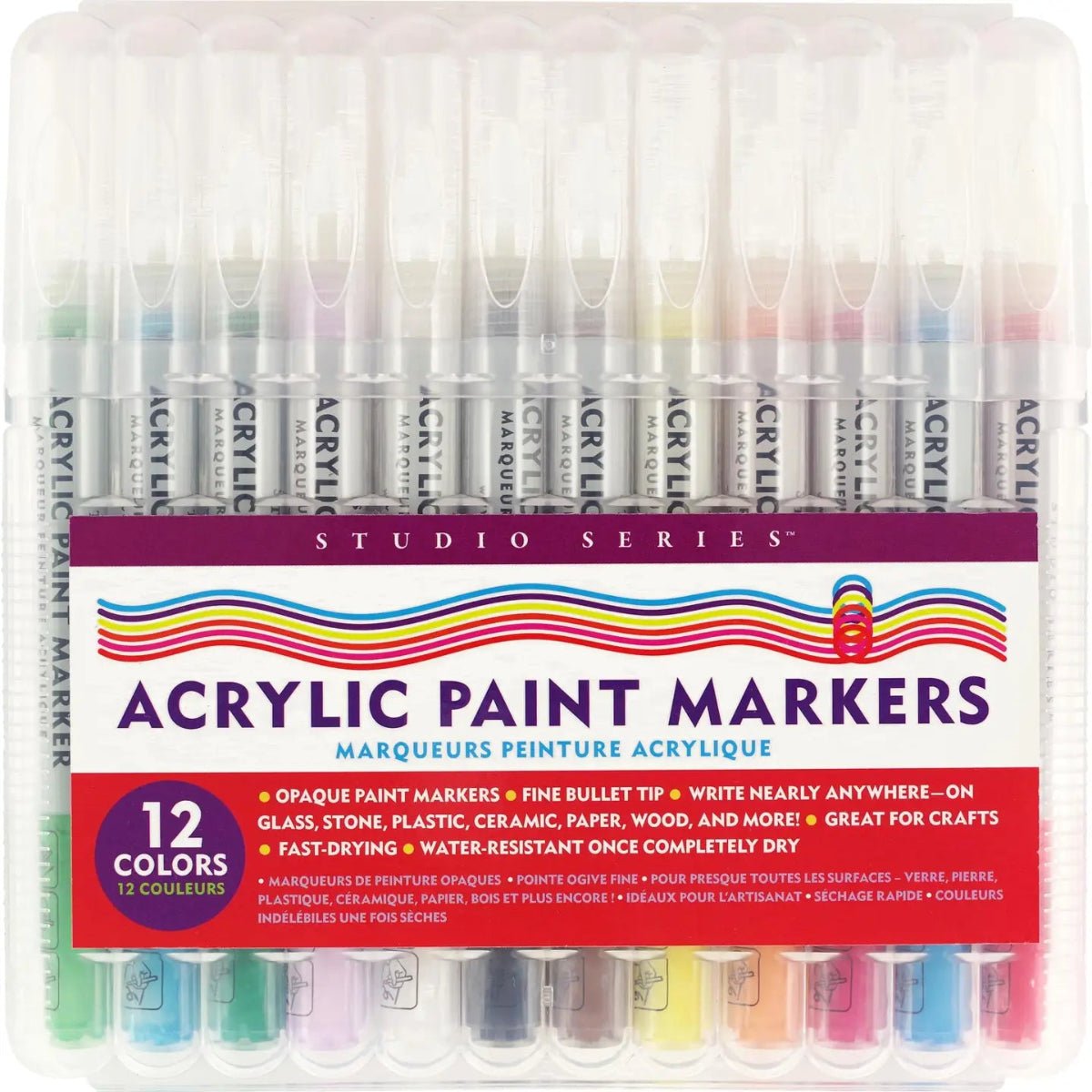 Studio Series Acrylic Paint Markers (Set of 12) - Twirls + Twigs