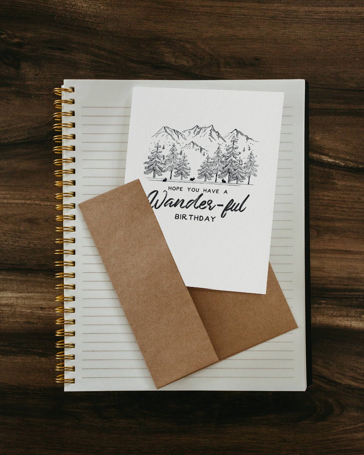 Wander-Fun Birthday Card - Twirls + Twigs