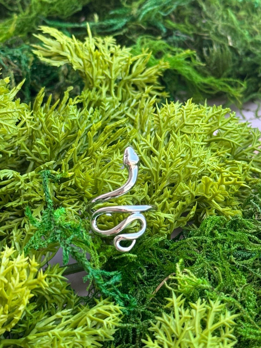 Snake Ring (Gold + Silver): Gold - Twirls + Twigs