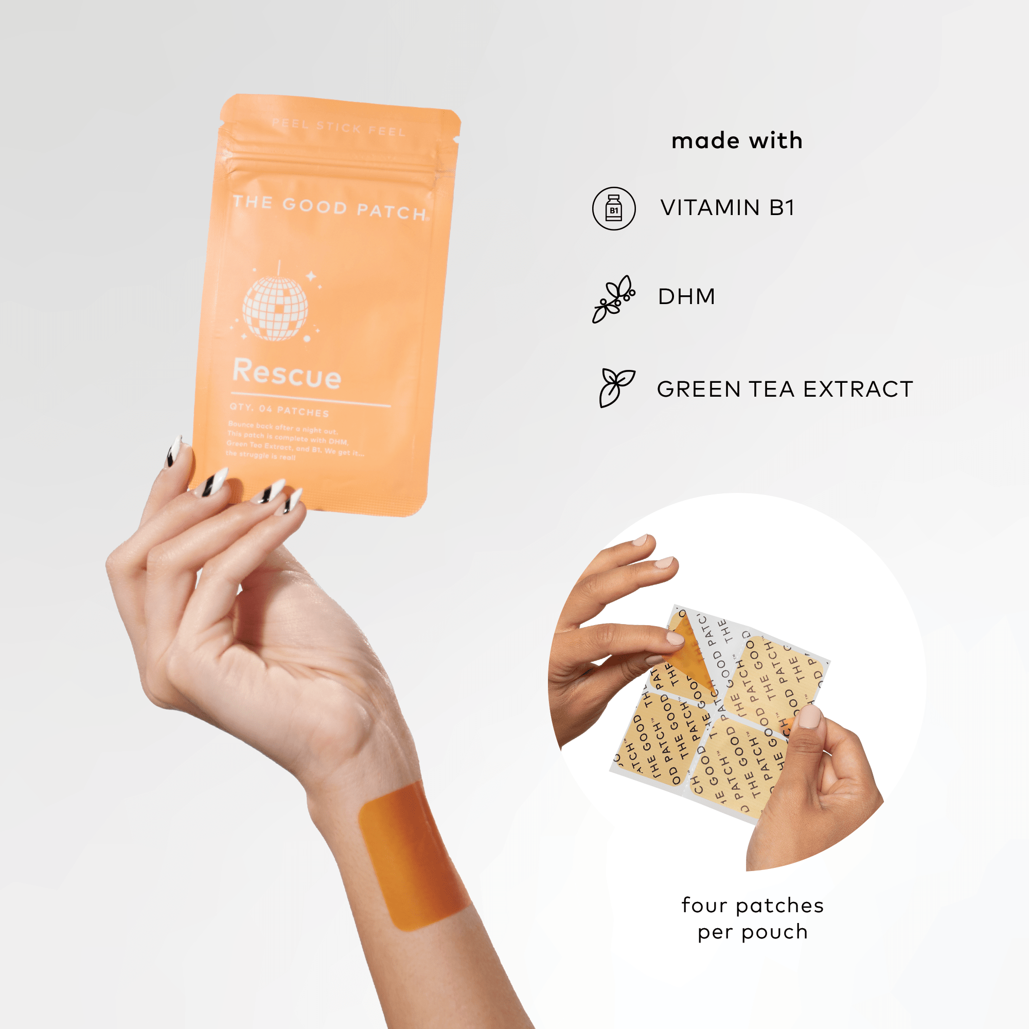 Rescue Plant-Based Wellness Patch: - Twirls + Twigs