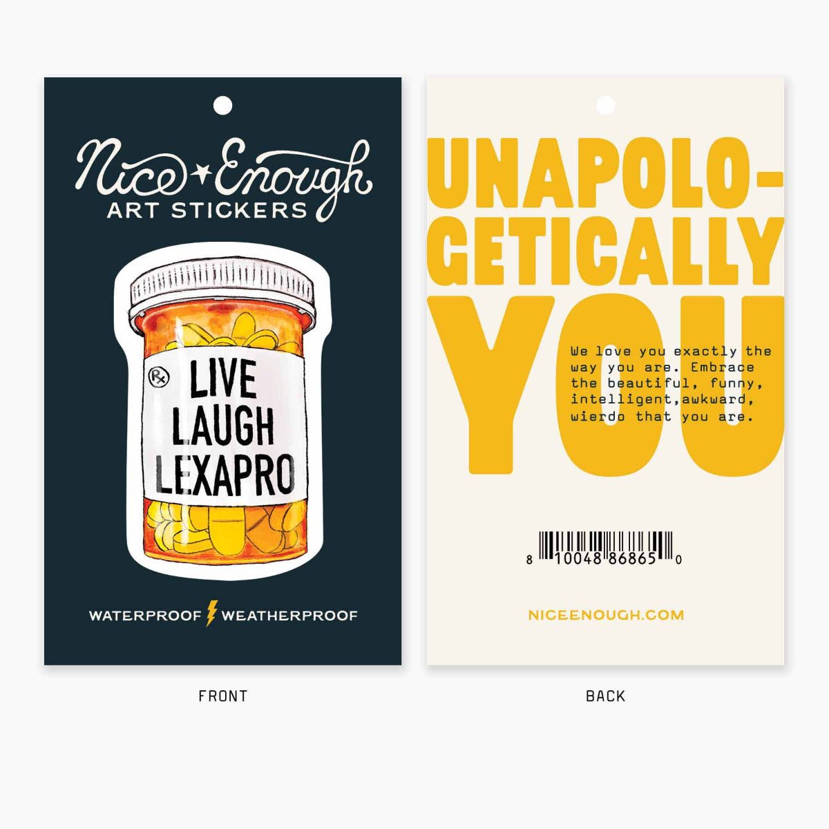 LexaPro - 3" Art Sticker - Twirls + Twigs
