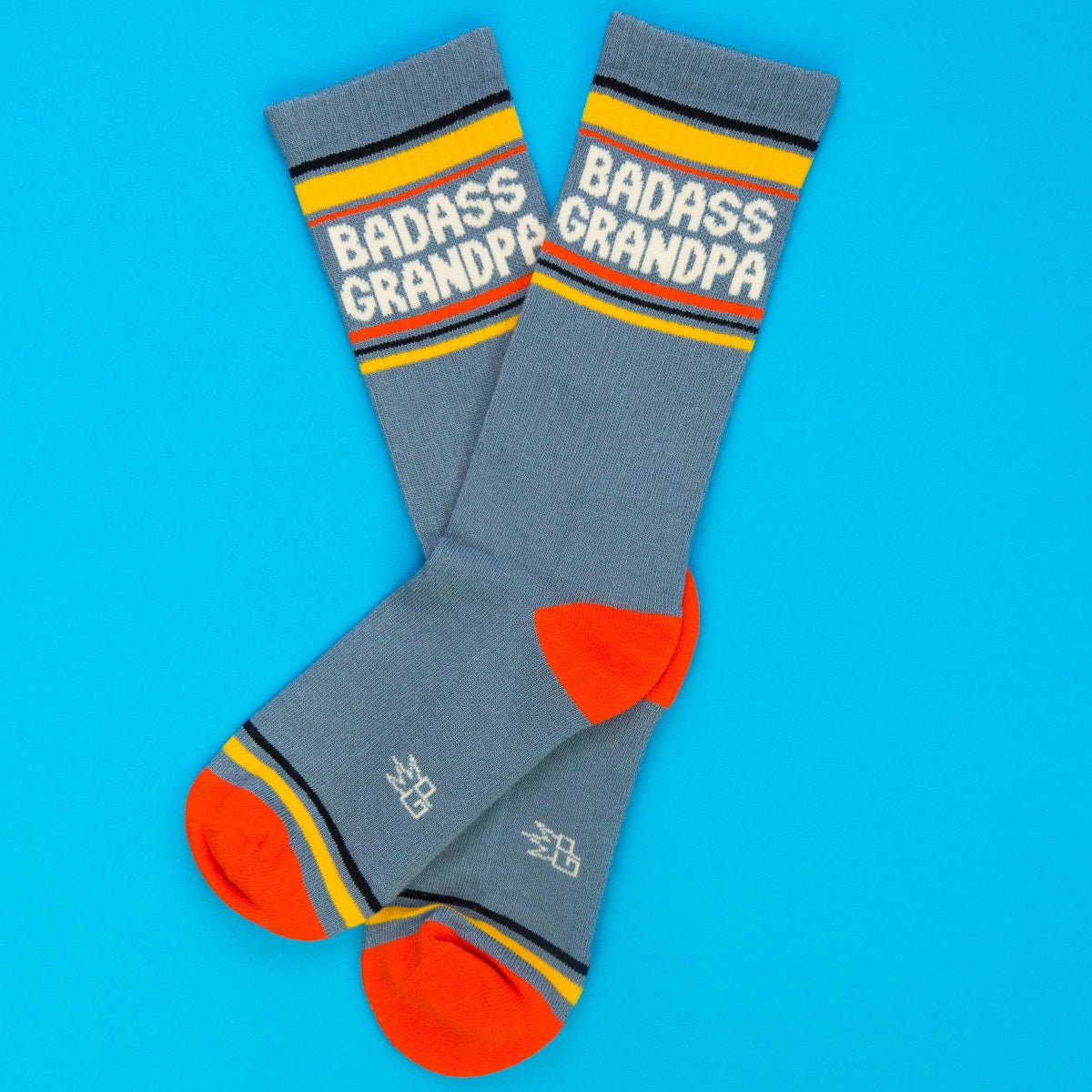 Badass Grandpa Gym Crew Socks - Twirls + Twigs