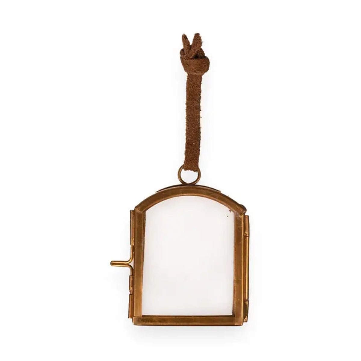 Brass Frame 1.5" X 2" Window Pane - Twirls + Twigs