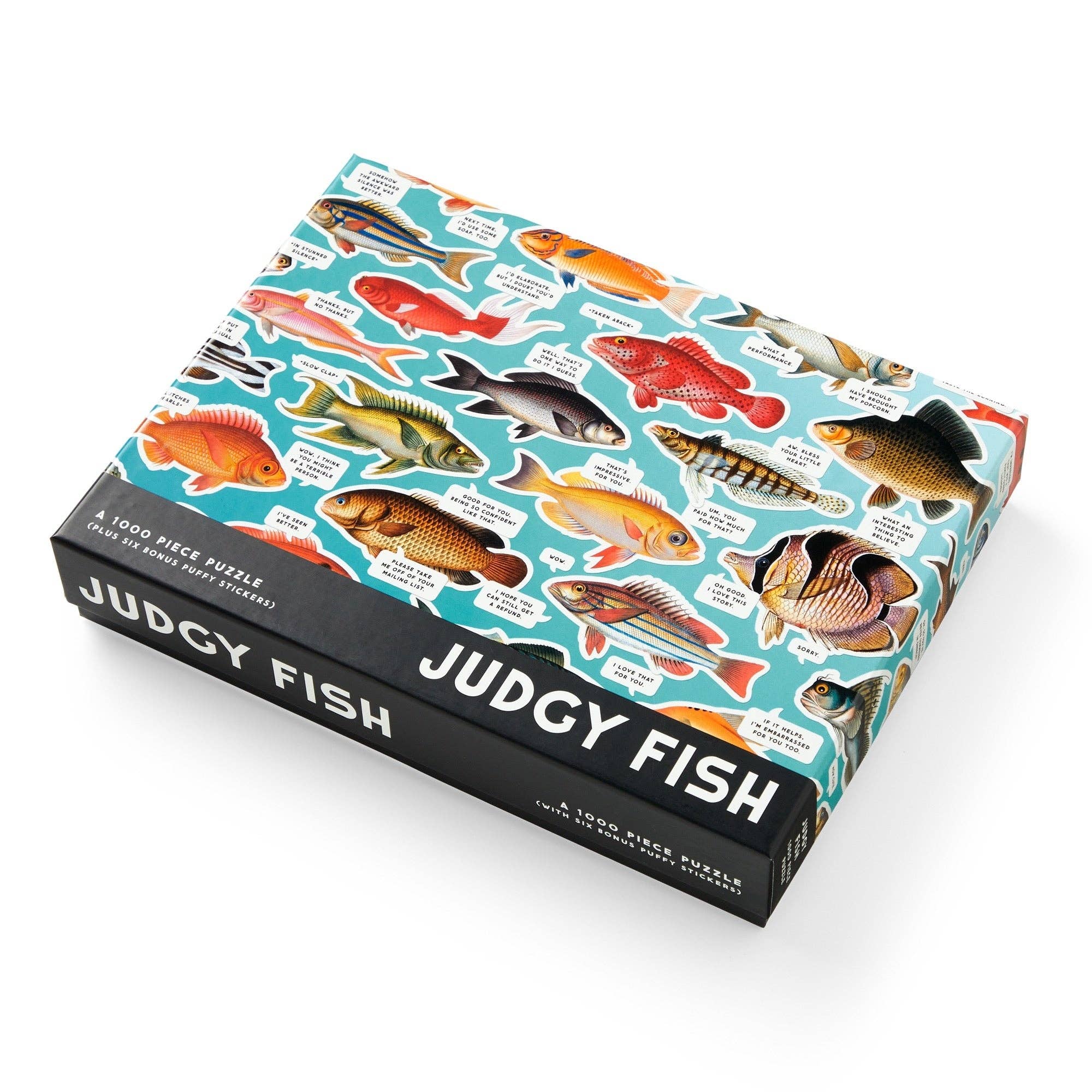 Judgy Fish 1000 Piece Puzzle - Twirls + Twigs