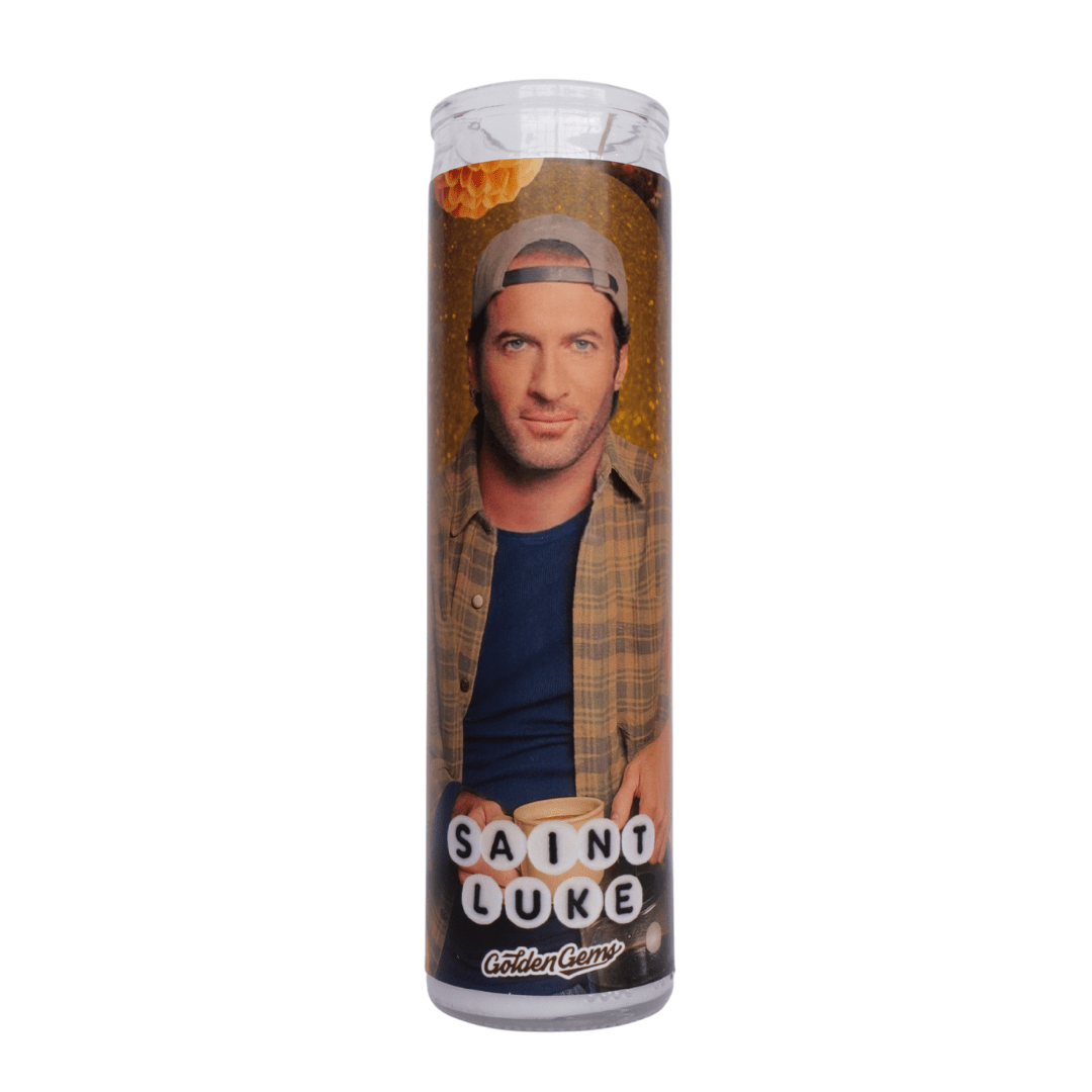 Saint Luke Prayer Candle - Twirls + Twigs
