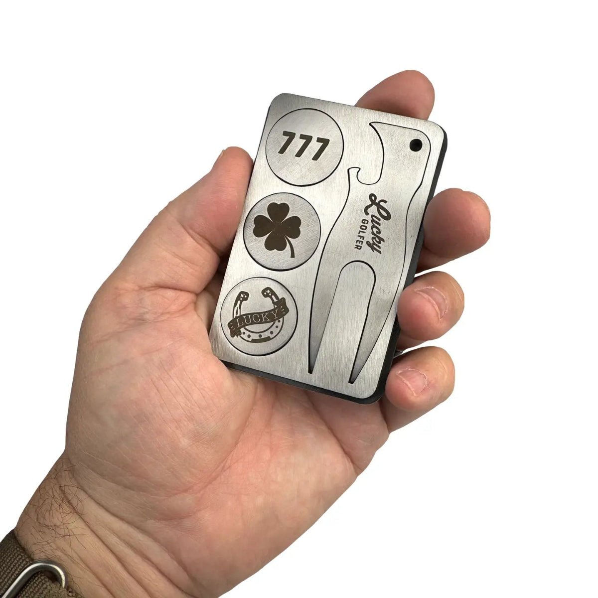 Lucky Golfer Adventure Card – Golf Multi - Tool - Twirls + Twigs