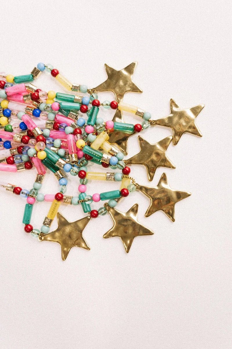 Star Beaded Necklace - Twirls + Twigs