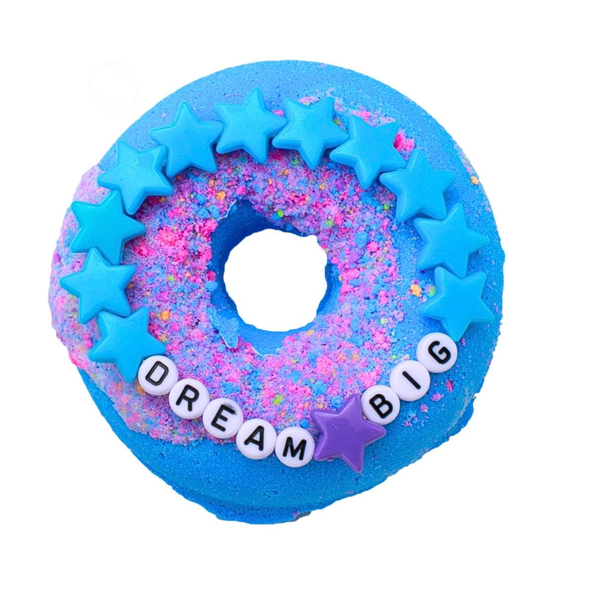 Donut Bath Bomb + Bracelet Pack | Blue - Twirls + Twigs
