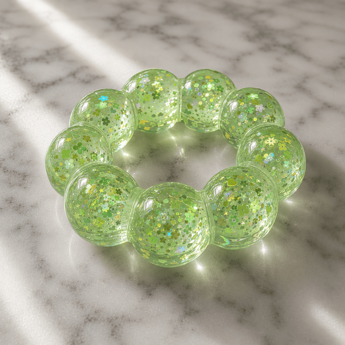 Feelzies™ Original Squishy Bracelet: Lime Pop - Twirls + Twigs