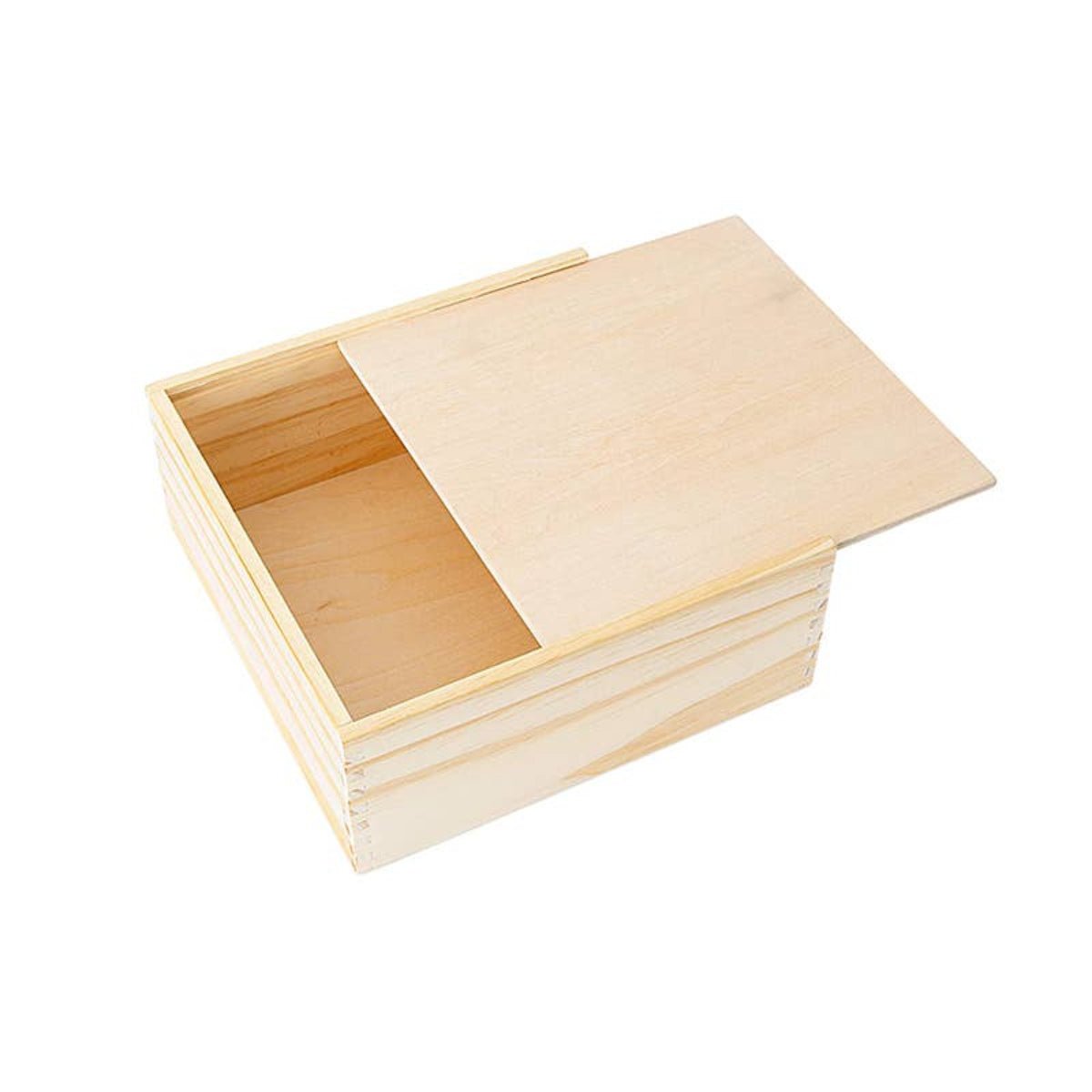 Unfinished Wood Gift Box: Small - Twirls + Twigs