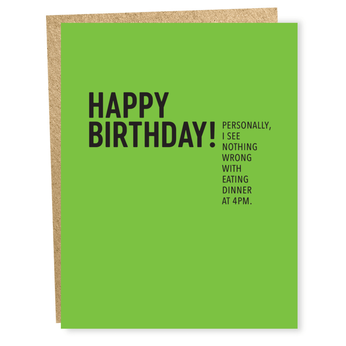 Early Dinner Card - Twirls + Twigs