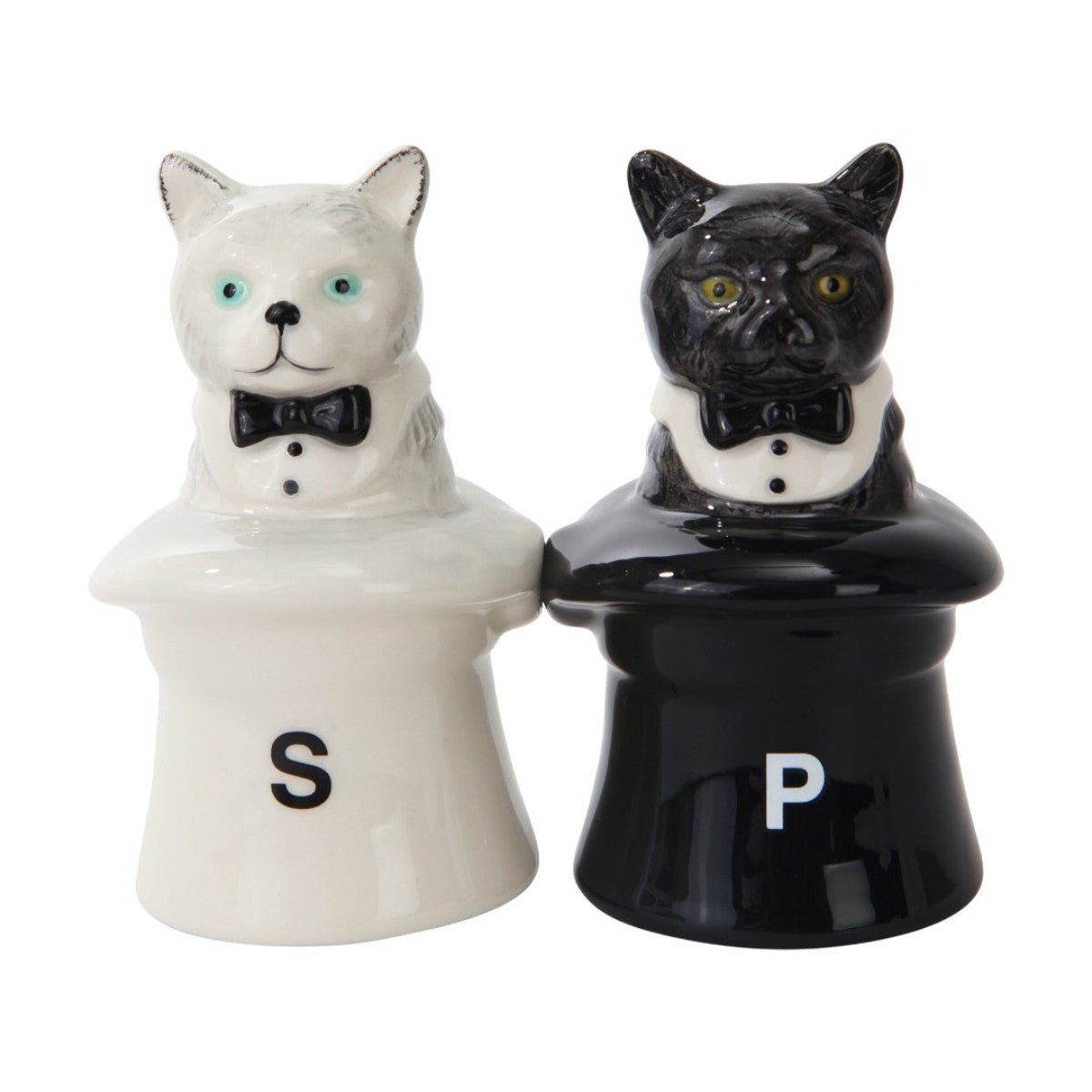 Cat In Hats Salt & Pepper Shakers - Twirls + Twigs