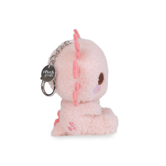 Mini Lottie Keychain (Cute Kawaii Pink Axolotl Plush Clip)