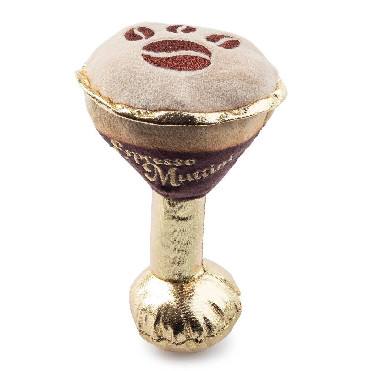 Espresso Muttini- dog toy - Twirls + Twigs