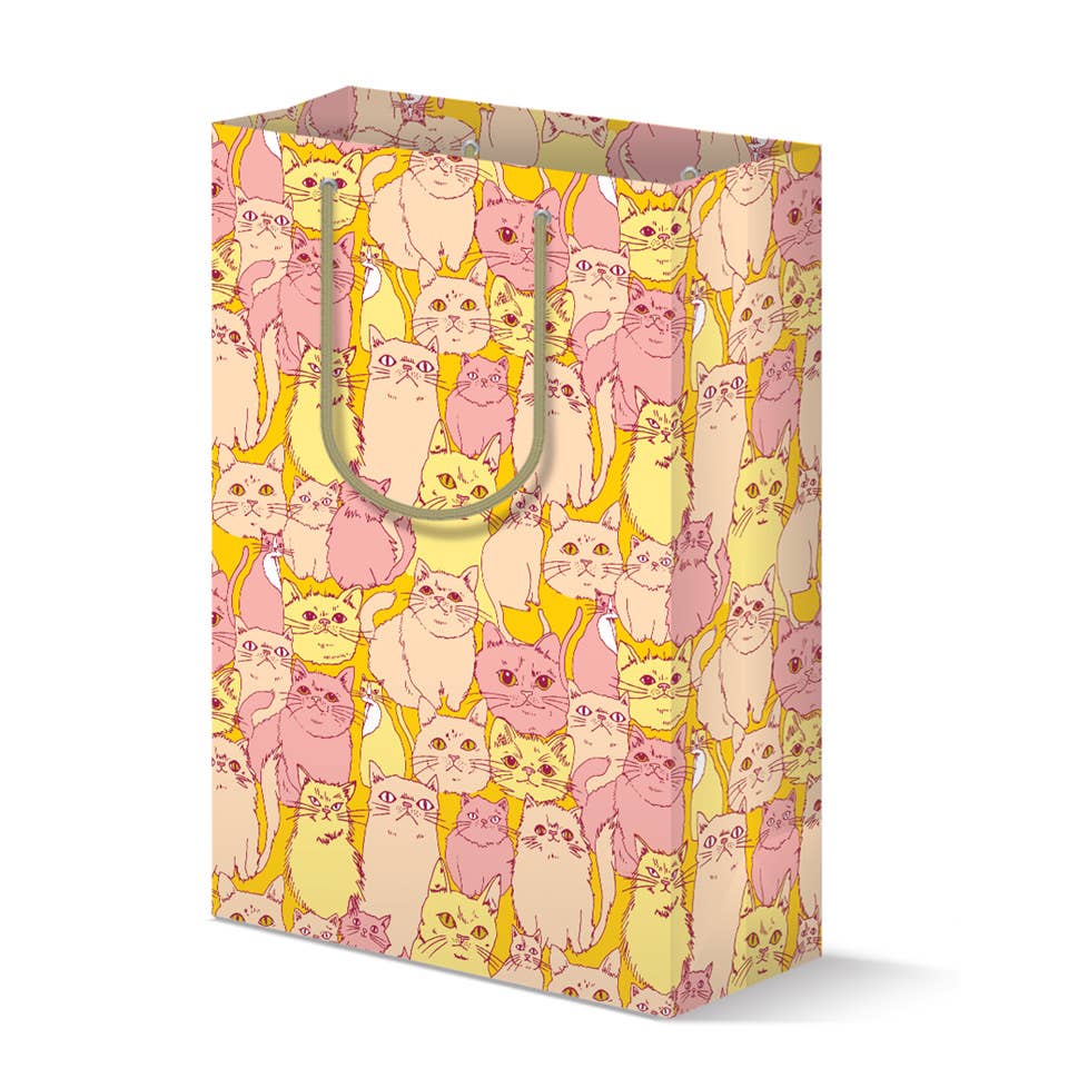 Cats Gift Bag - Twirls + Twigs
