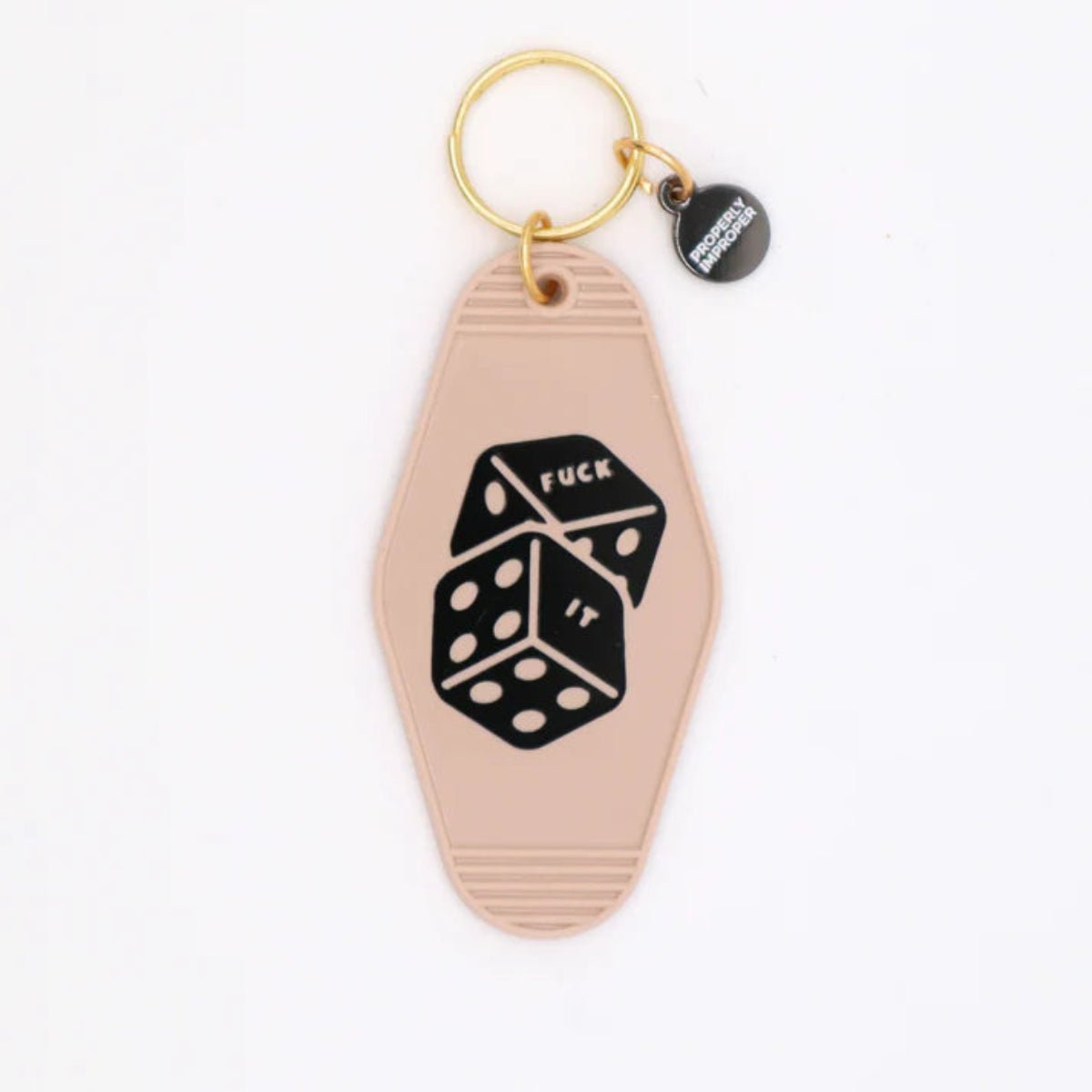 Fuck It Dice Keychain - Twirls + Twigs