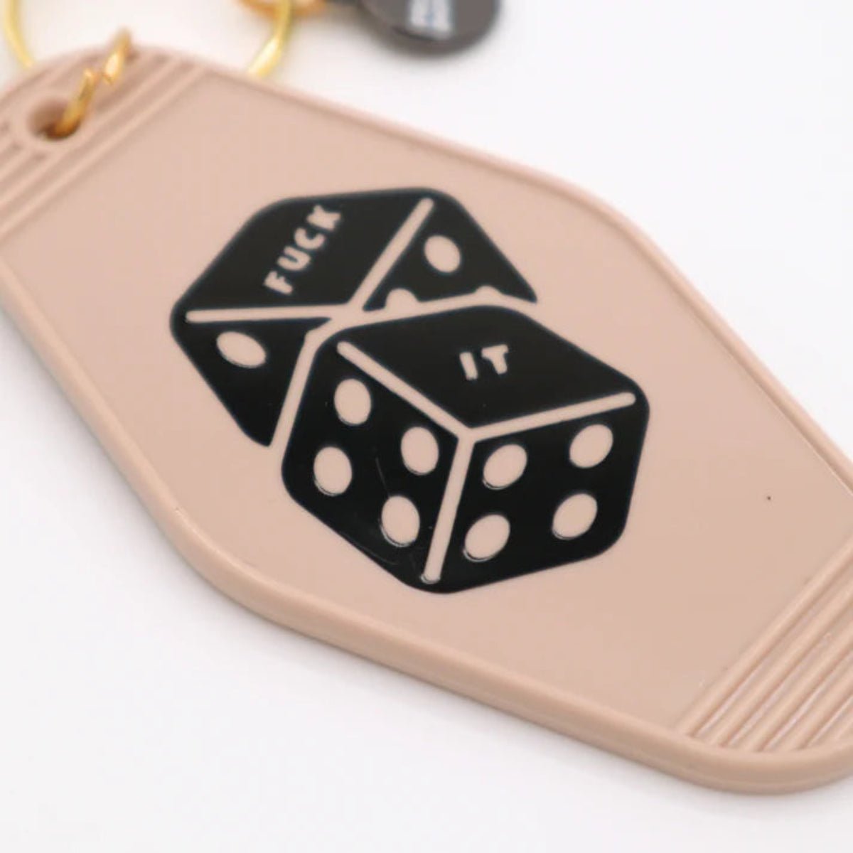 Fuck It Dice Keychain - Twirls + Twigs