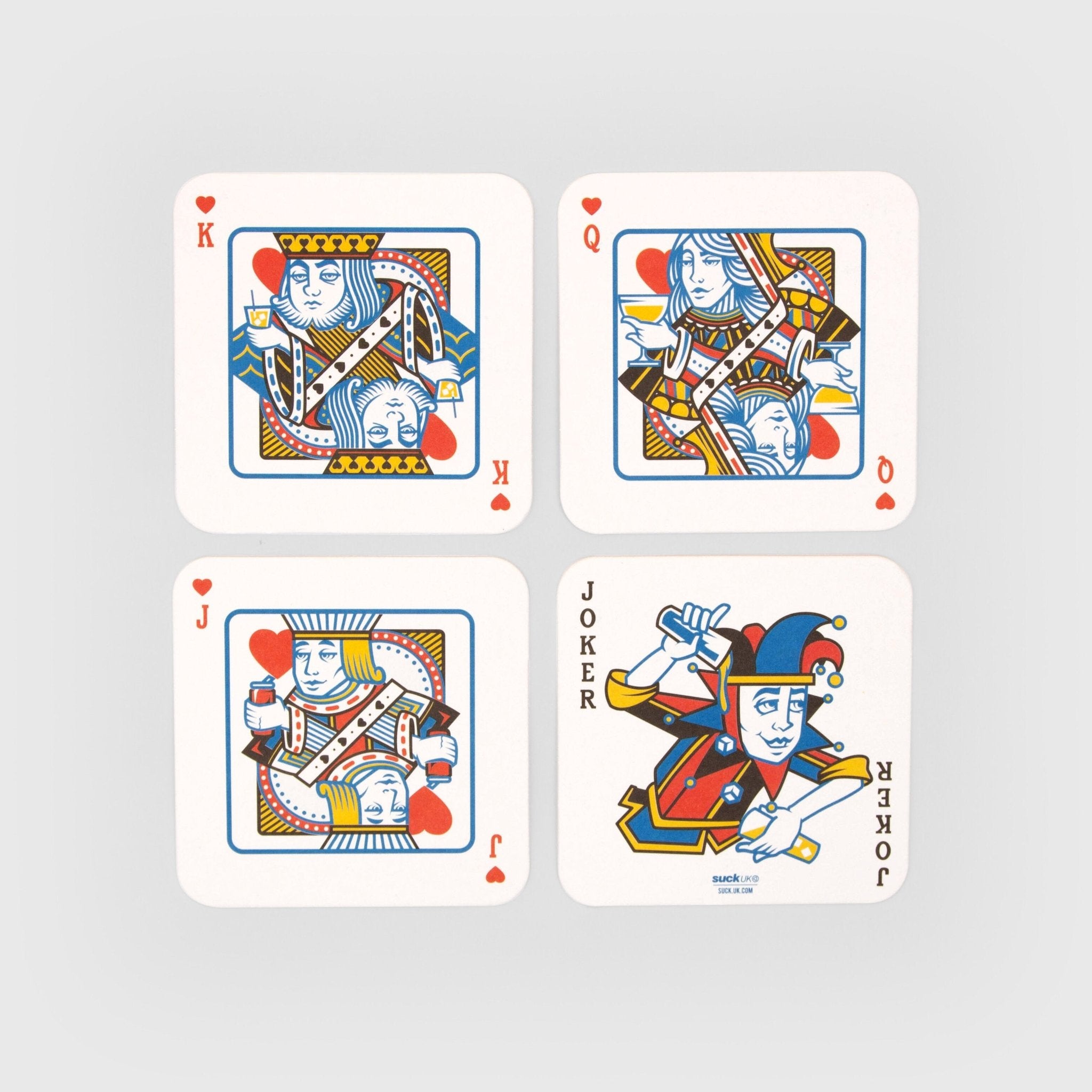Playing Card Drink Mats - Twirls + Twigs