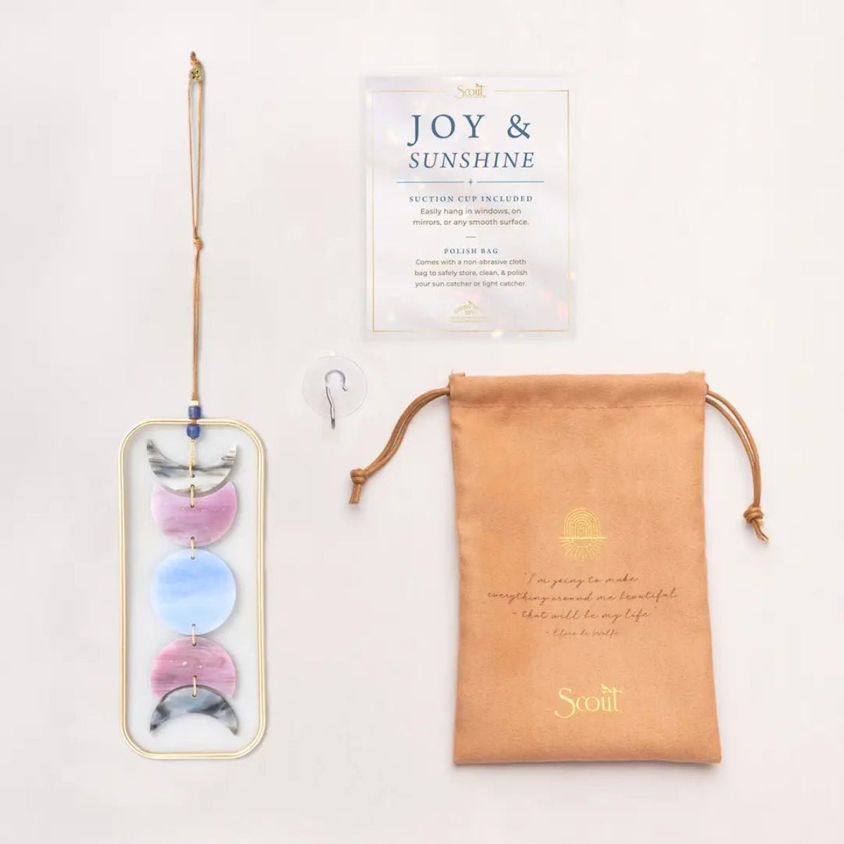 Stained Glass Light Catcher - Moon Phase - Twirls + Twigs