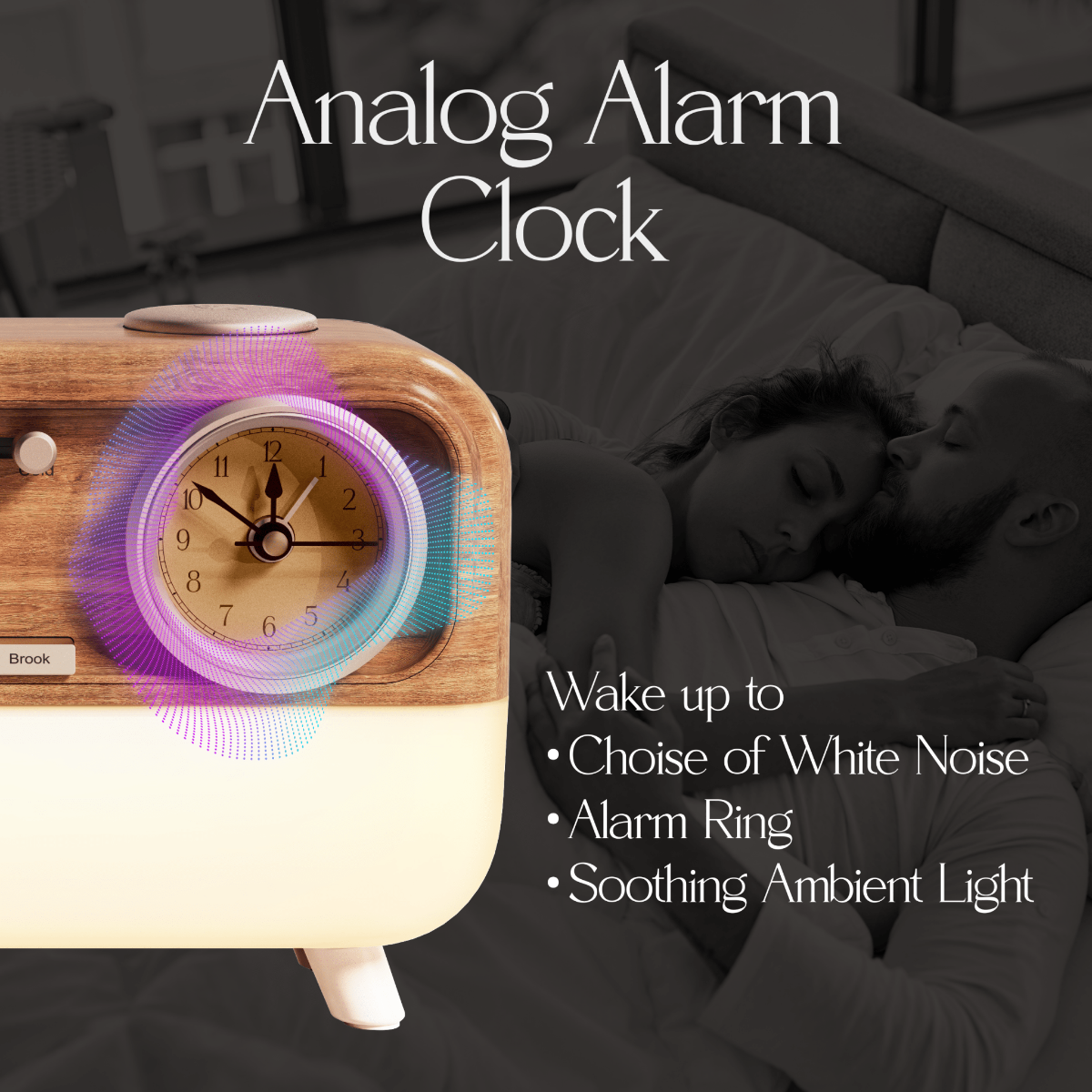Sleep Machine Alarm Clock with Bluetooth Speaker: Default Title - Twirls + Twigs