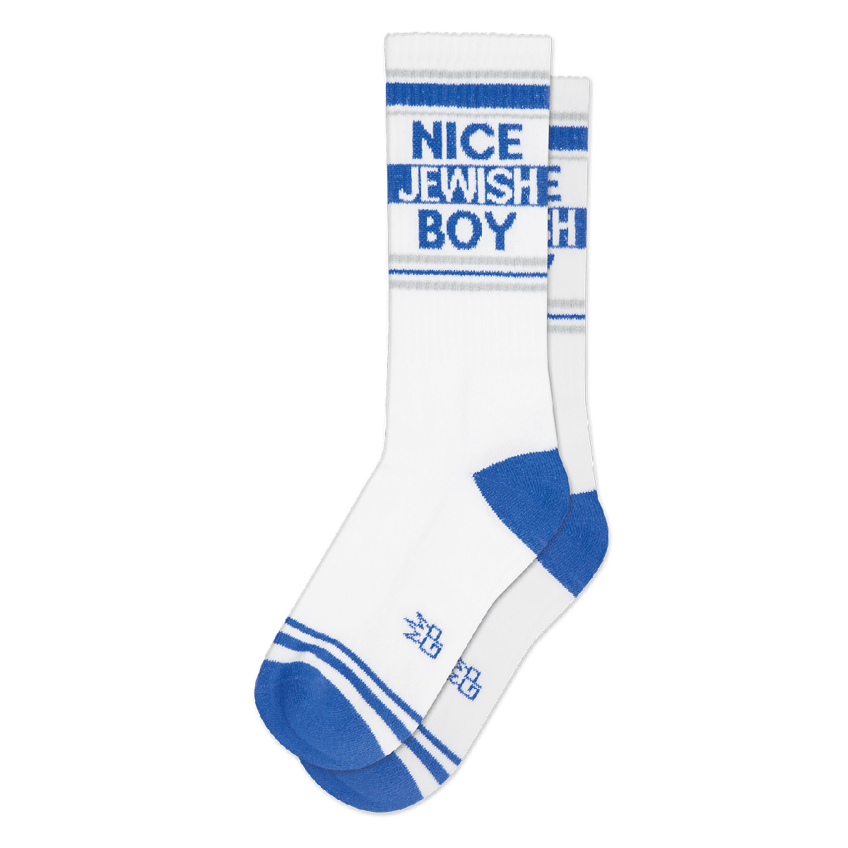 Nice Jewish Boy Gym Crew Socks - Twirls + Twigs