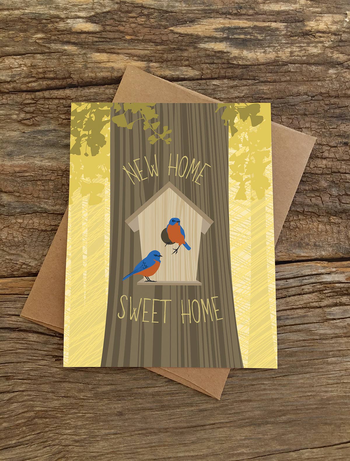 New Home Bird House Card - Twirls + Twigs
