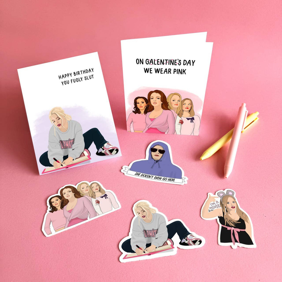 Mean Girls Karen I'm A Mouse Duh Halloween Sticker - Twirls + Twigs