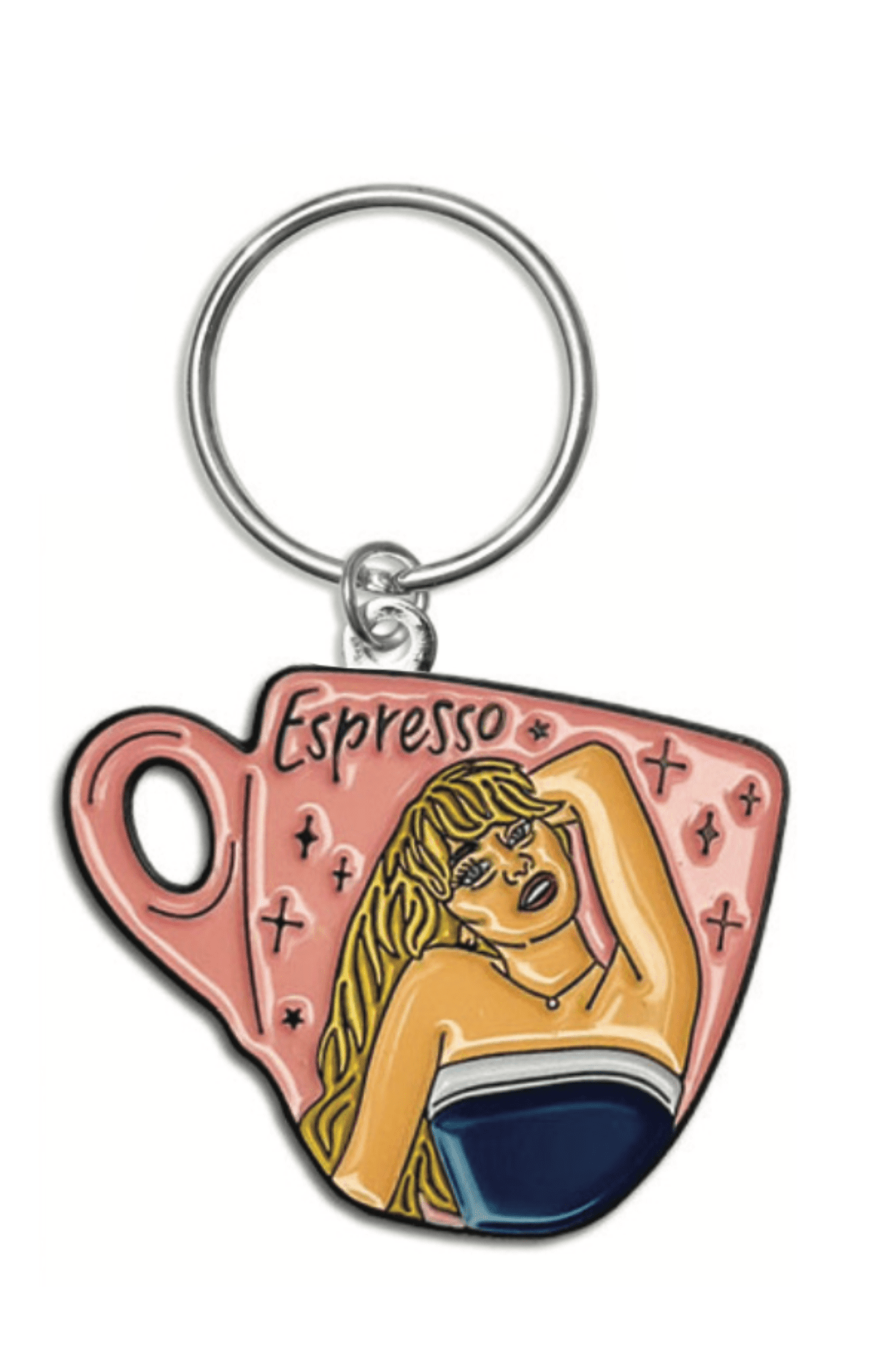 Espresso Keychain - Twirls + Twigs