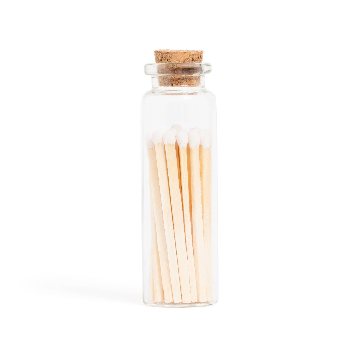 White Matches in Small Corked Vial - Twirls + Twigs