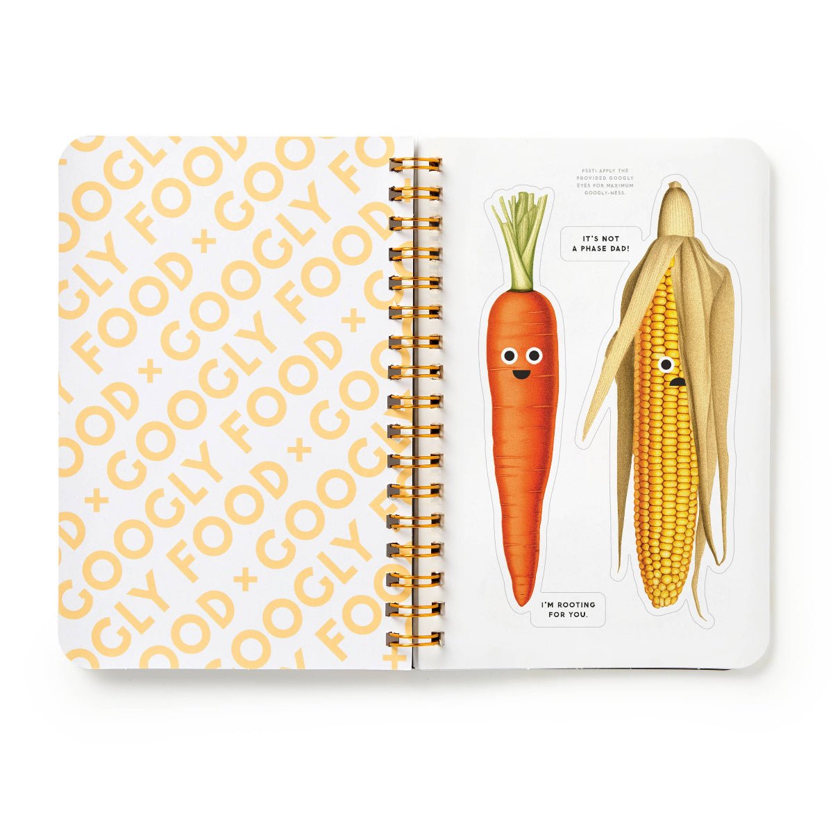 Brass Monkey Googly Food Sticker Book - Twirls + Twigs