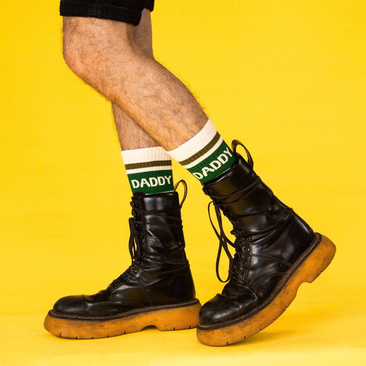 Daddy Gym Crew Socks - Twirls + Twigs
