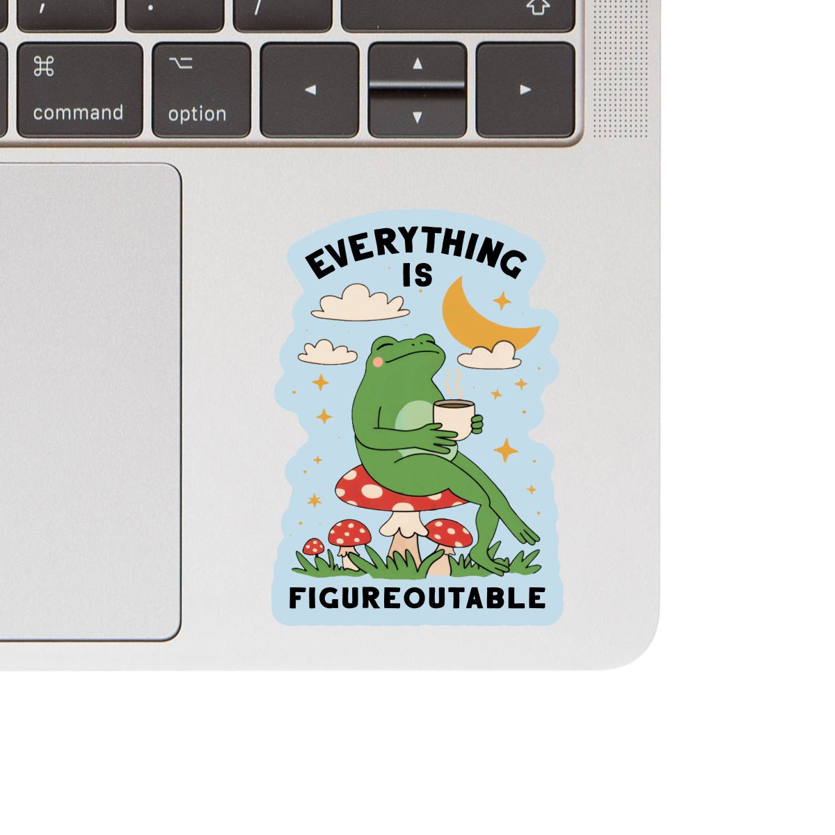 Positive Motivational Frog High Quality Vinyl Sticker - Twirls + Twigs