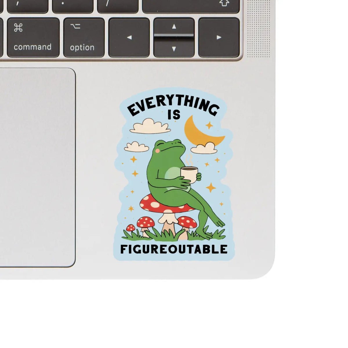Positive Motivational Frog High Quality Vinyl Sticker - Twirls + Twigs