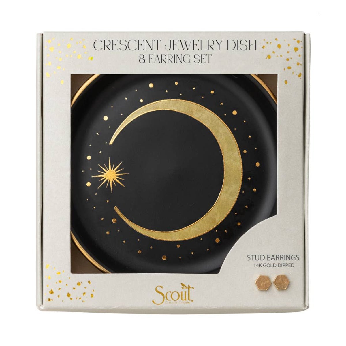 Over the Moon: Gift Set with Earrings - Twirls + Twigs