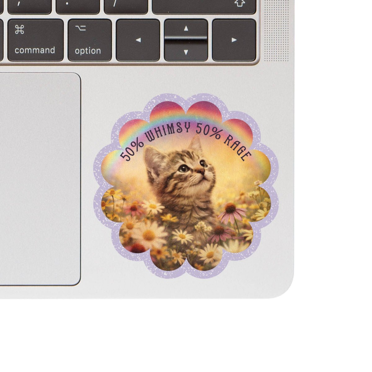 Whimsy and Rage Cute Kitten High Quality Vinyl Sticker - Twirls + Twigs