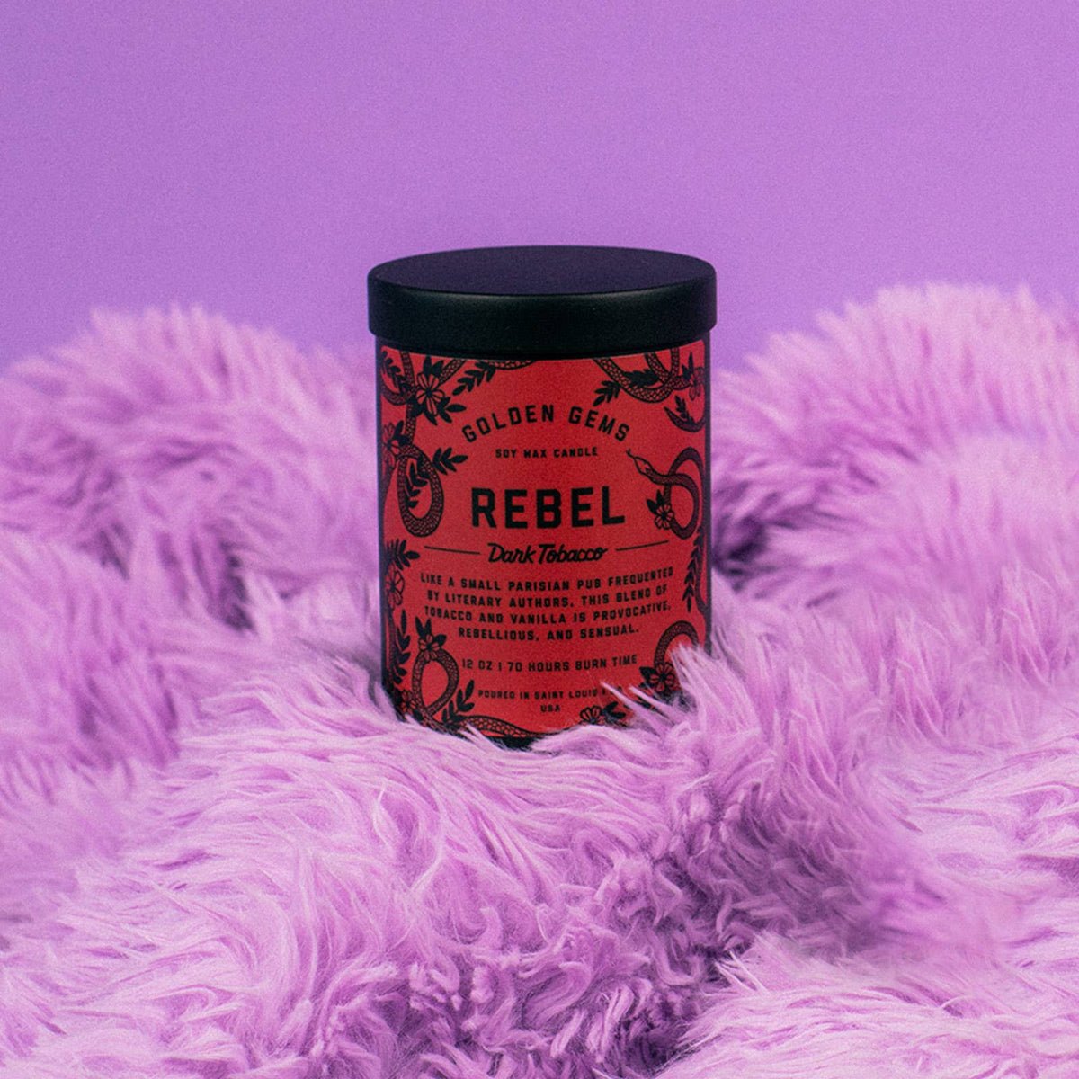 Rebel - Soy Wax Candle - Twirls + Twigs