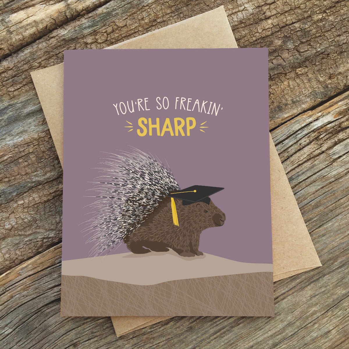 Freakin' Sharp Graduation Card - Twirls + Twigs