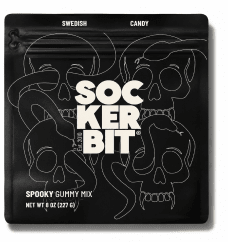Spooky Gummy Mix Swedish Candy Bag 8oz -Halloween Collection - Twirls + Twigs