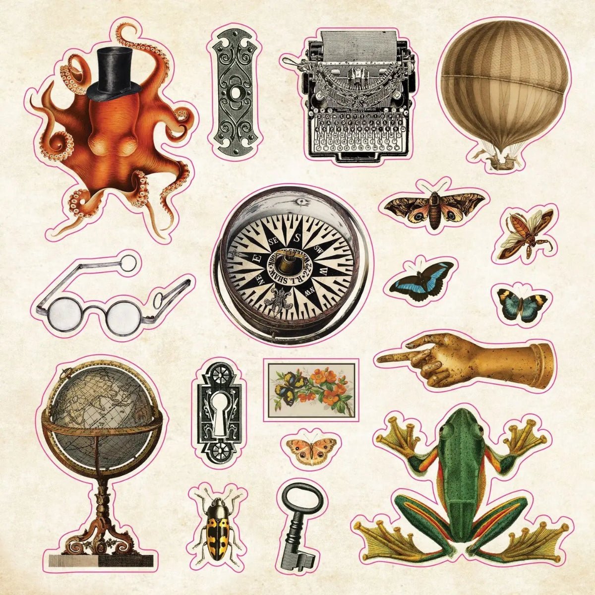 The Sticker Book of Curiosities - Twirls + Twigs
