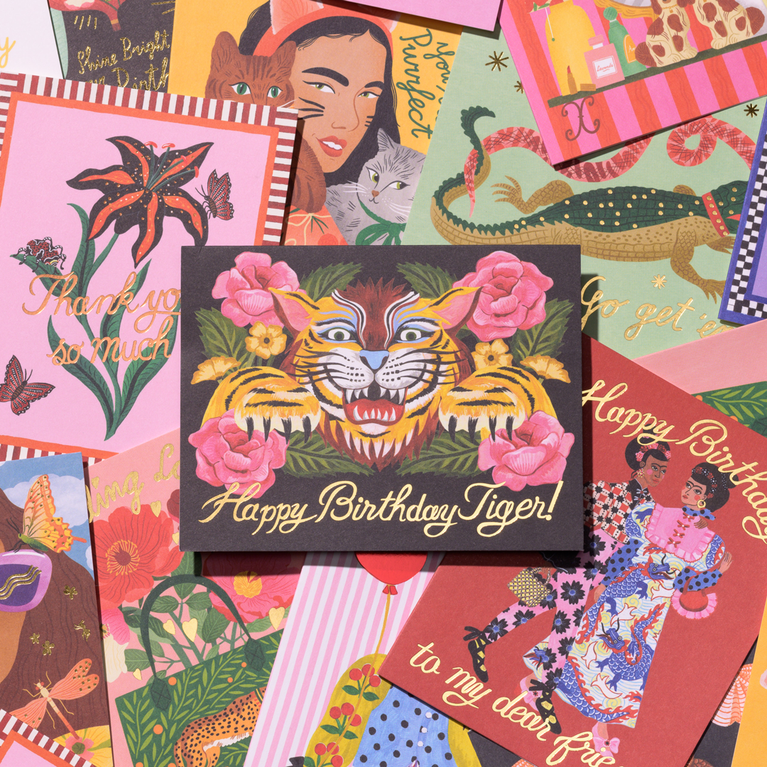 Birthday Roar Birthday Greeting Card - Twirls + Twigs
