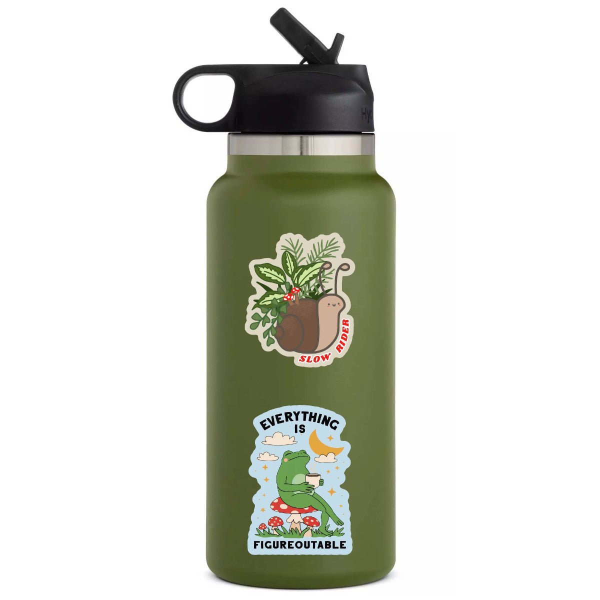 Positive Motivational Frog High Quality Vinyl Sticker - Twirls + Twigs