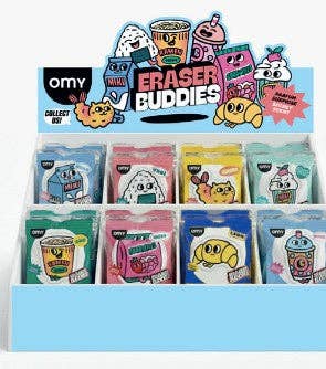 ERASER BUDDIES ASSORTED BOX - Twirls + Twigs
