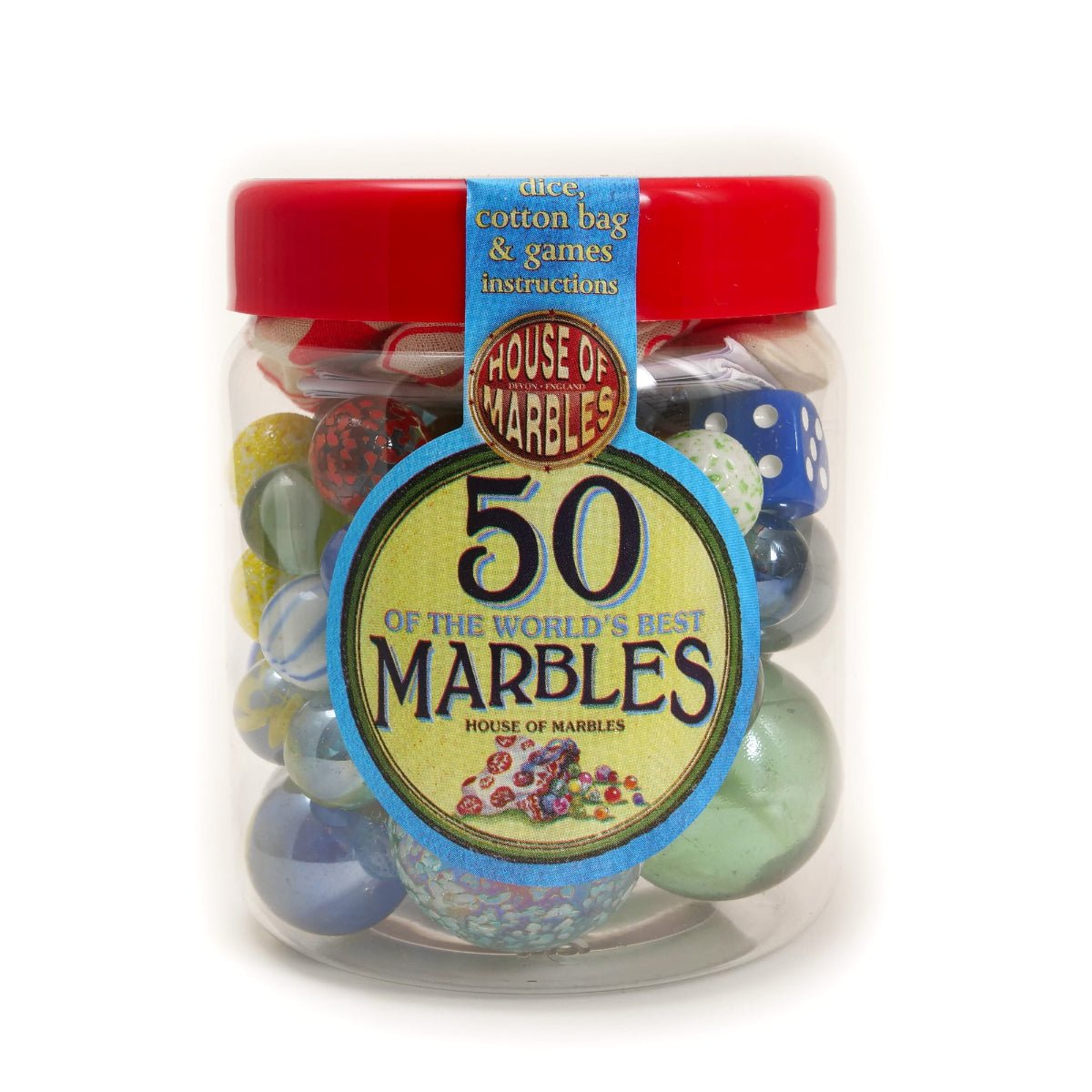Tub of 50 Marbles - Twirls + Twigs