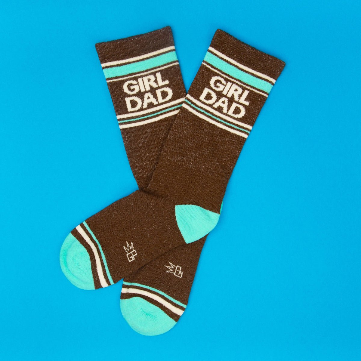 Girl Dad Gym Crew Socks - Twirls + Twigs