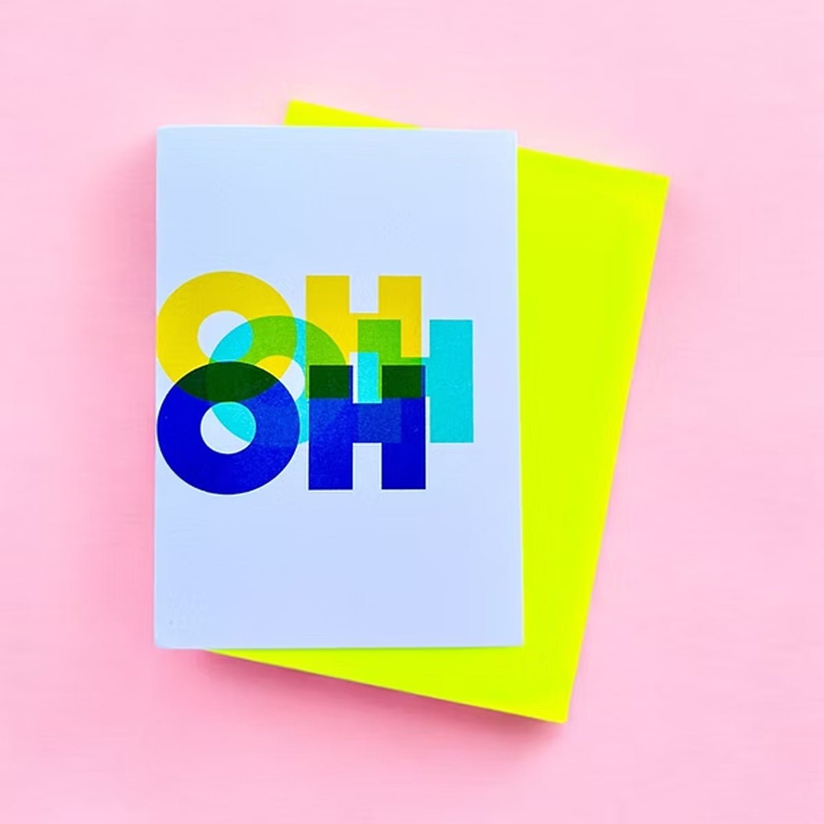 "OH" Card - Twirls + Twigs