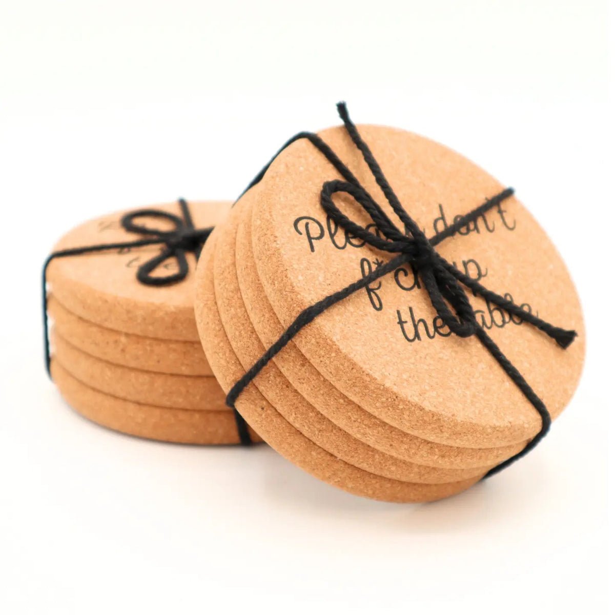 Cork Coaster Don't Fuck Up the Table - Twirls + Twigs