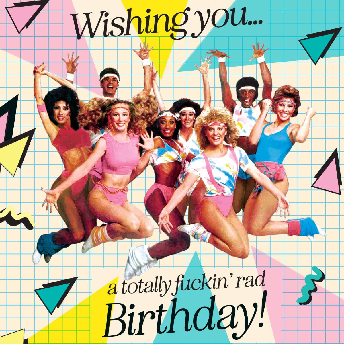 RAD 80's Birthday Card - Twirls + Twigs