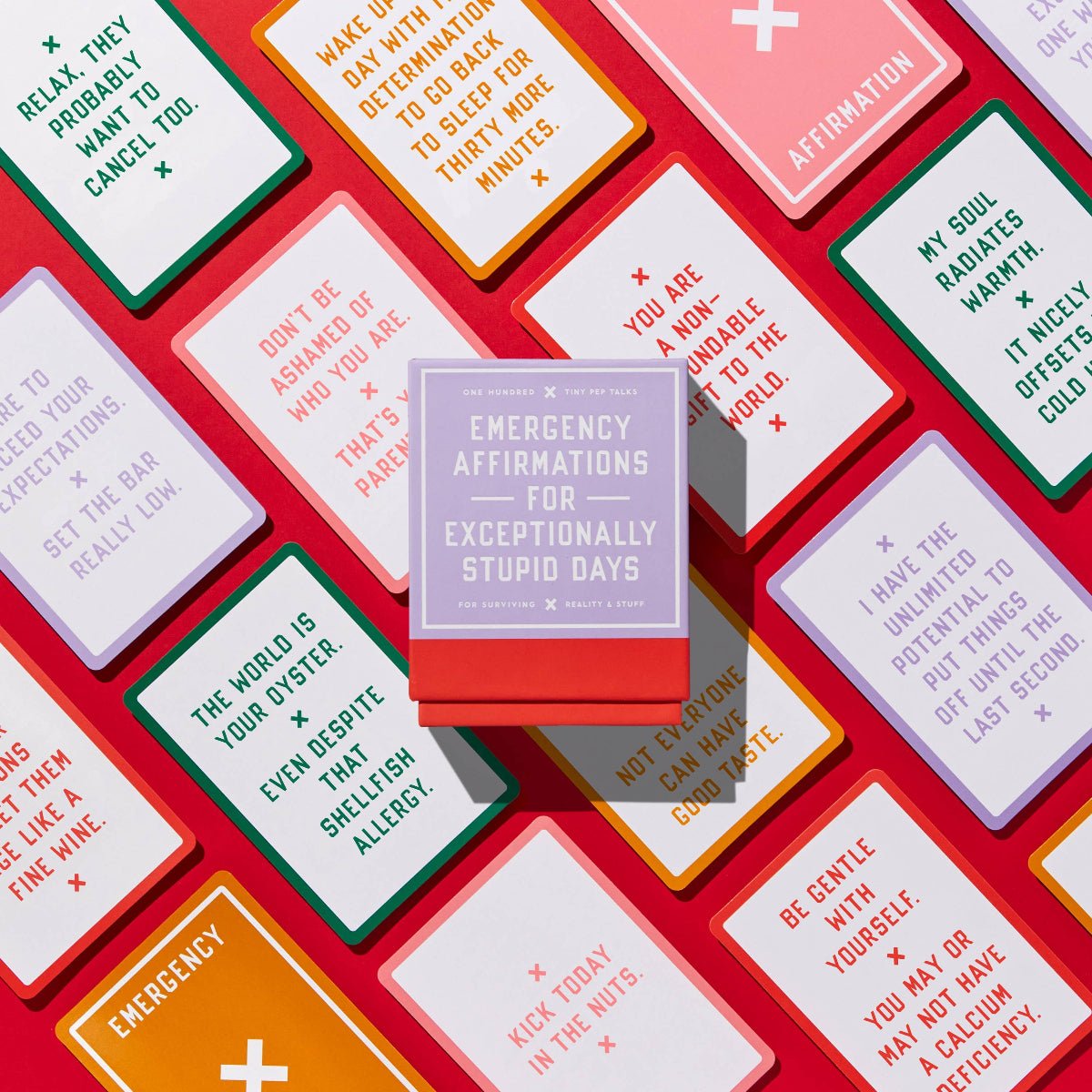Brass Monkey Emergency Affirmations Exceptionally Stupid Days Card Deck - Twirls + Twigs