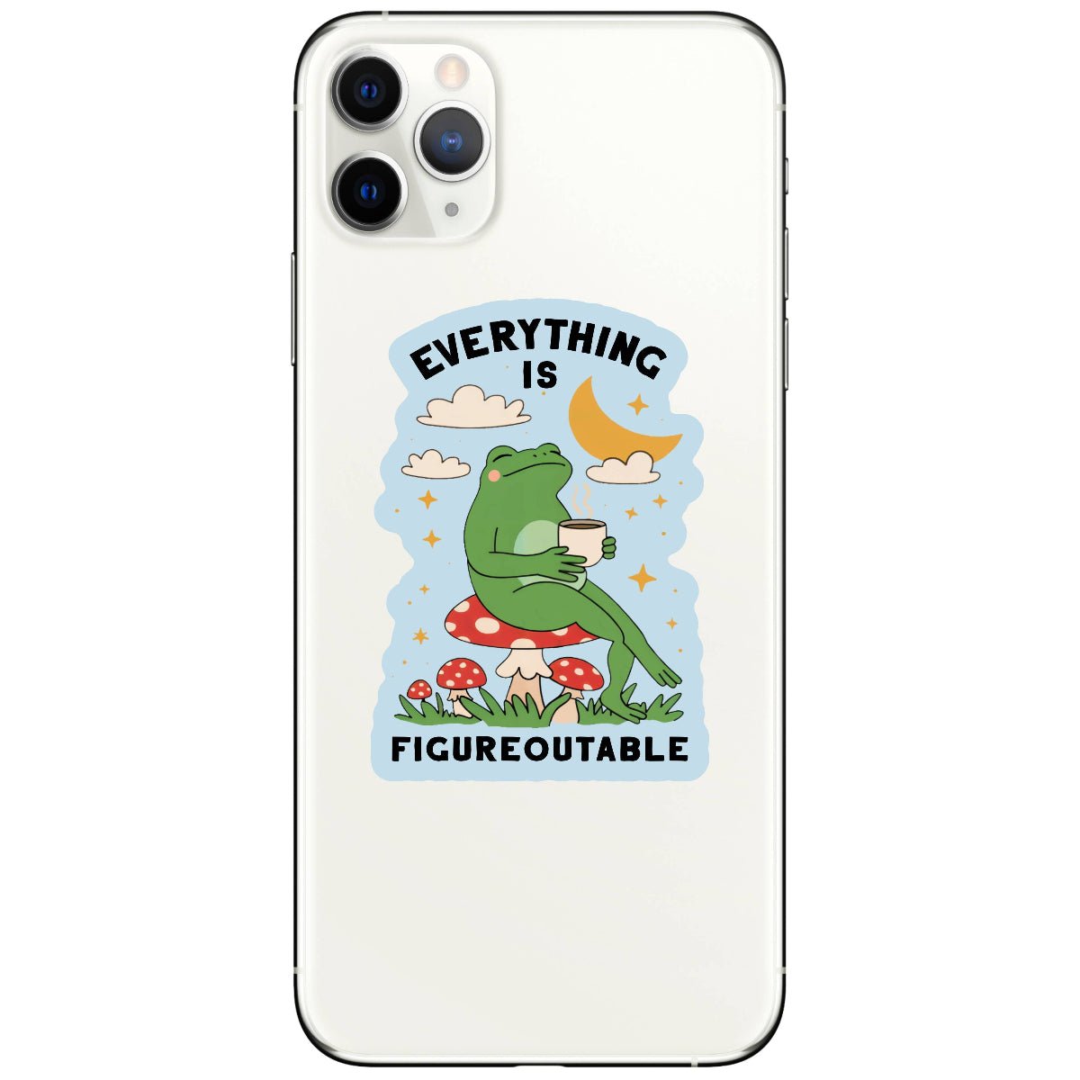Positive Motivational Frog High Quality Vinyl Sticker - Twirls + Twigs