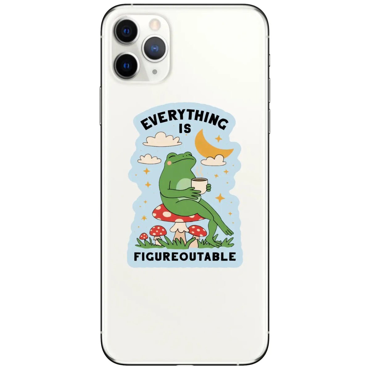 Positive Motivational Frog High Quality Vinyl Sticker - Twirls + Twigs